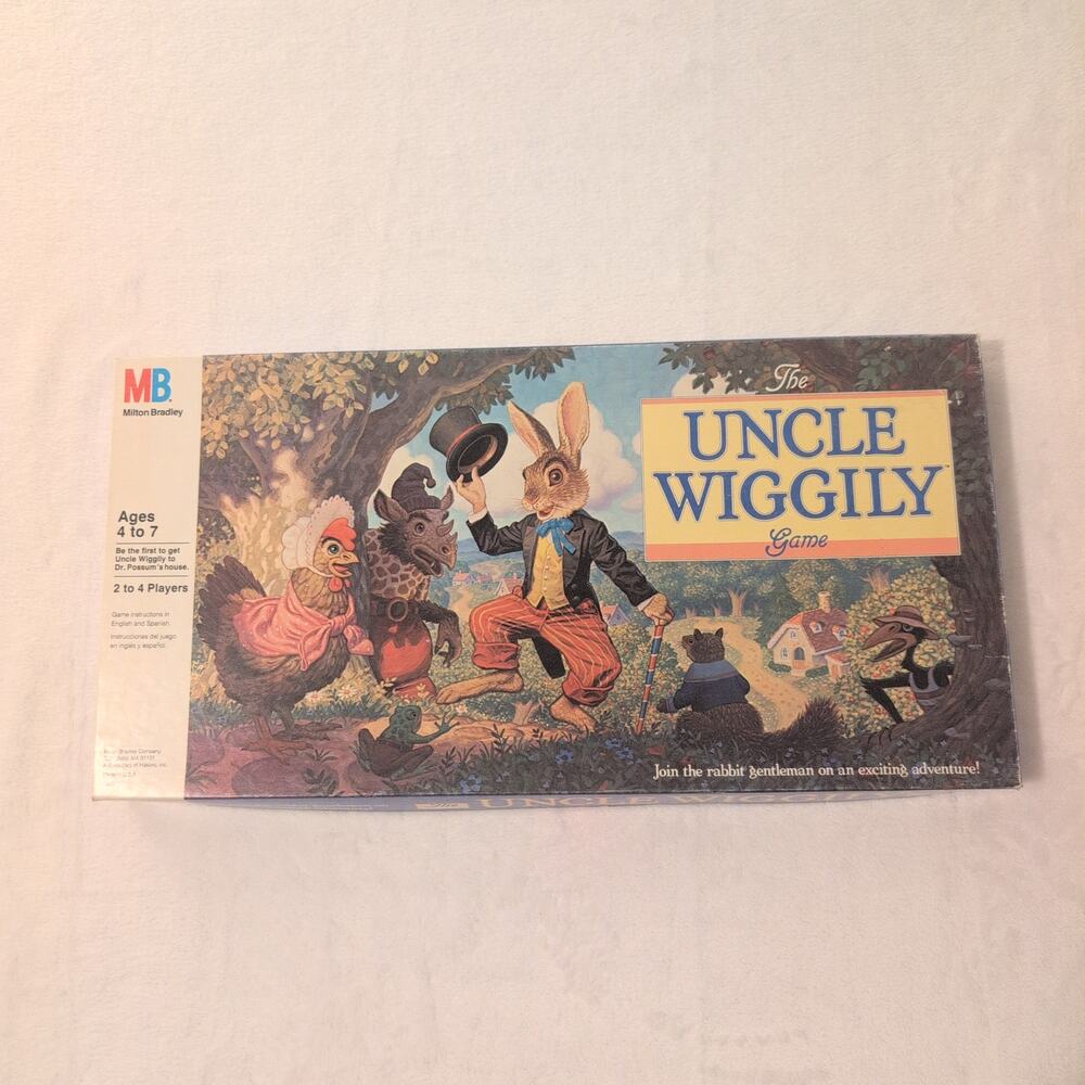 Vintage 1988 Milton Bradley The Uncle Wiggily Board Game